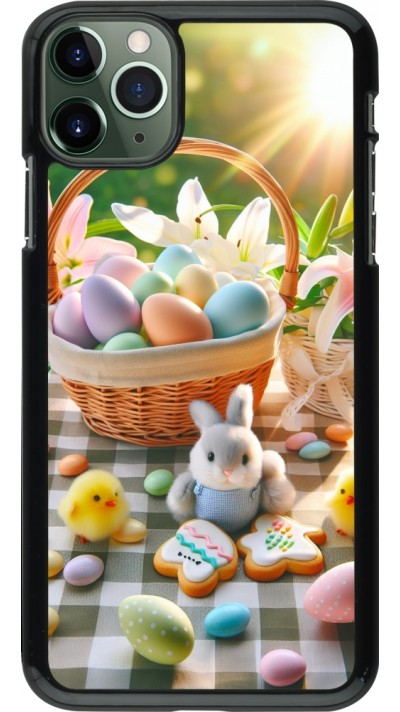 Coque iPhone 11 Pro Max - Easter 2025 Panier Pâques