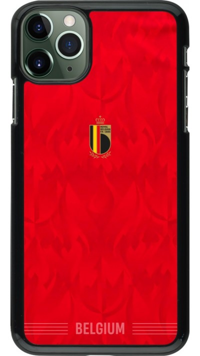 Coque iPhone 11 Pro Max - Maillot de football Belgique 2026 personnalisable