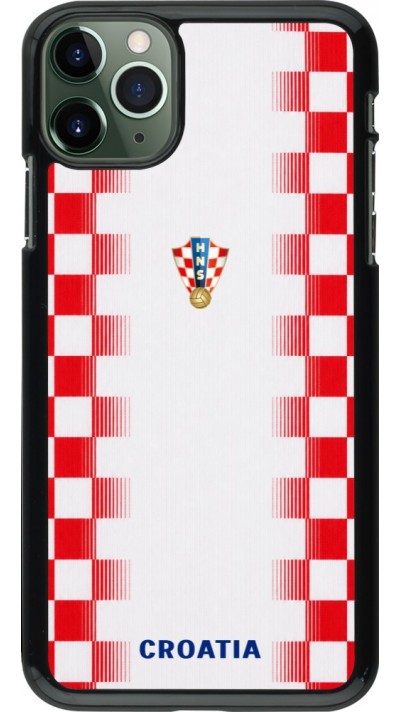 Coque iPhone 11 Pro Max - Maillot de football Croatie 2026 personnalisable