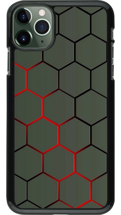 Hülle iPhone 11 Pro Max - Geometric Line red Hülle iPhone 11 Pro Max - Geometric Line red