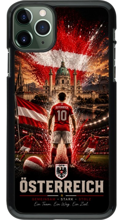 Coque iPhone 11 Pro Max - Football Autriche splash 2026