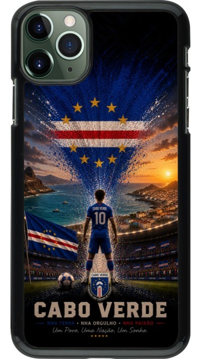 Coque iPhone 11 Pro Max - Football Cap-Vert splash 2026