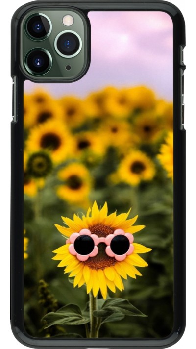 Coque iPhone 11 Pro Max - Sunflower with glasses Spring 2026
