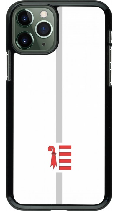 Coque iPhone 11 Pro - Canton JU blanc