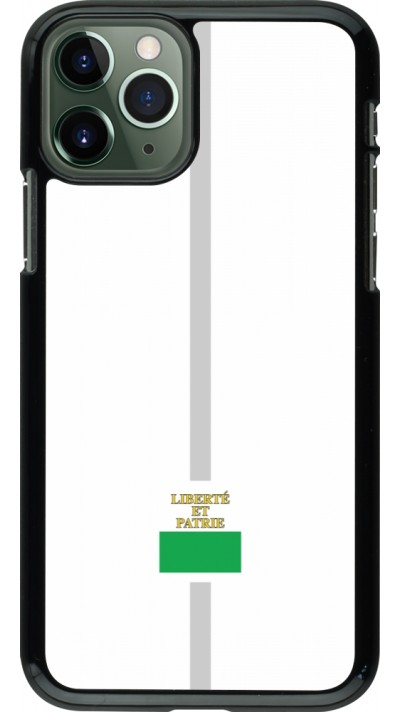 Coque iPhone 11 Pro - Canton VD blanc
