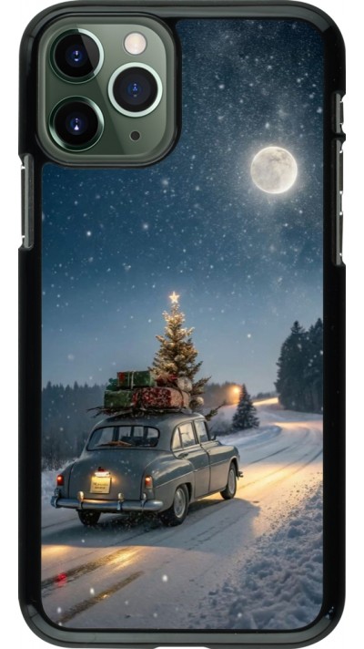 iPhone 11 Pro Case Hülle - Christmas 25 Car with Tree Xmas