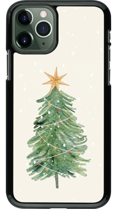 iPhone 11 Pro Case Hülle - Christmas 25 Sketch Tree