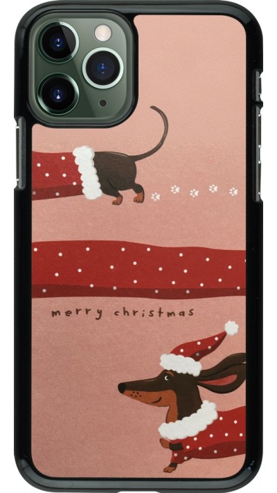 iPhone 11 Pro Case Hülle - Christmas 25 Teckel Merry Xmas