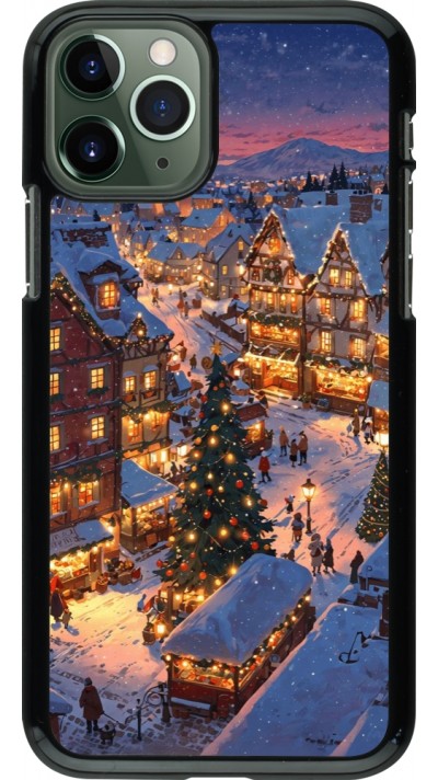 iPhone 11 Pro Case Hülle - Christmas 25 Xmas Village