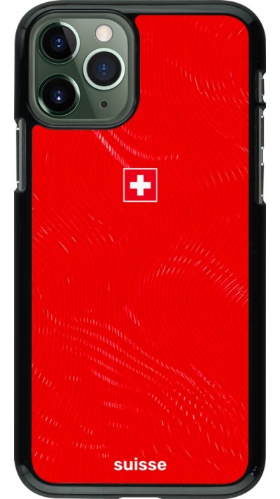 Coque iPhone 11 Pro - Maillot de football Suisse 2026 personnalisable