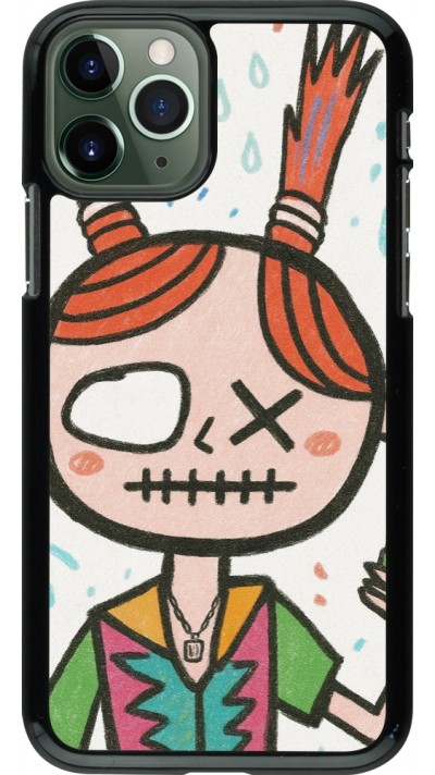 Coque iPhone 11 Pro - Little Girl Sketch