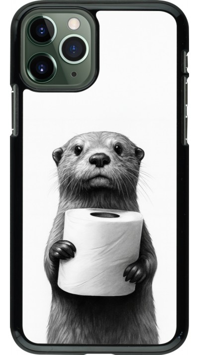 Coque iPhone 11 Pro - Loutre papier de toilette