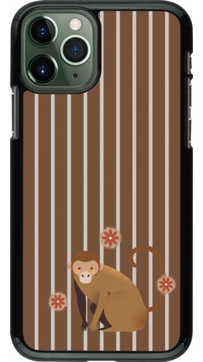 iPhone 11 Pro Case Hülle - Monkey with stripes iPhone 11 Pro Case Hülle - Monkey with stripes