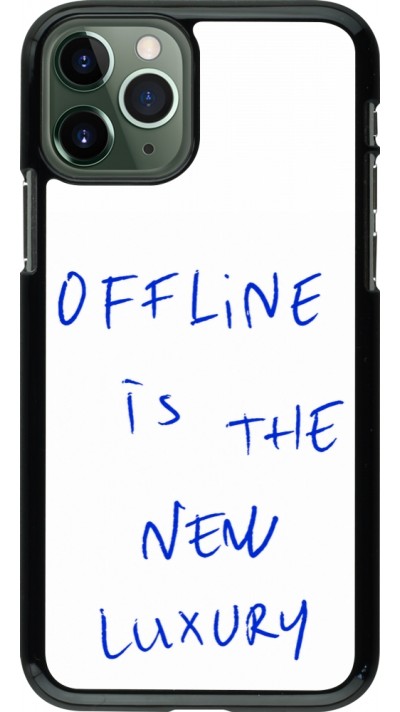 Coque iPhone 11 Pro - Offline is the new luxury