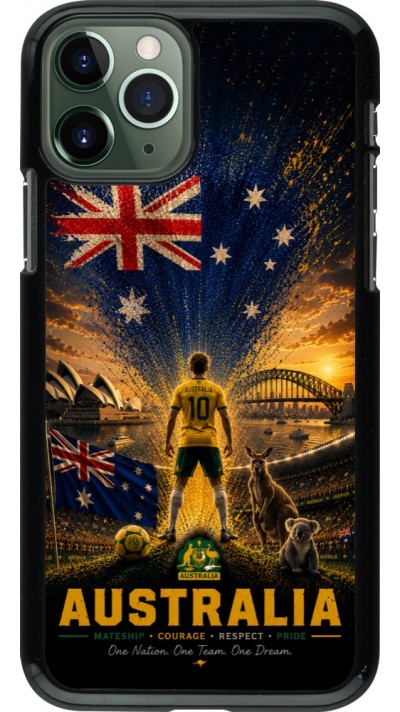 Coque iPhone 11 Pro - Football Australie splash 2026