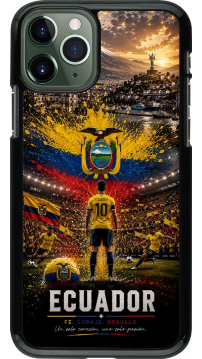 Coque iPhone 11 Pro - Football Équateur splash 2026