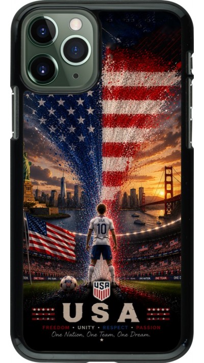 Coque iPhone 11 Pro - Football États-Unis splash 2026