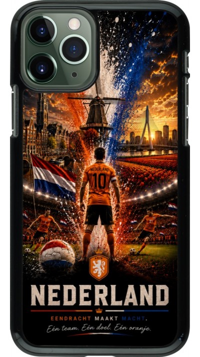 Coque iPhone 11 Pro - Football Pays-Bas splash 2026