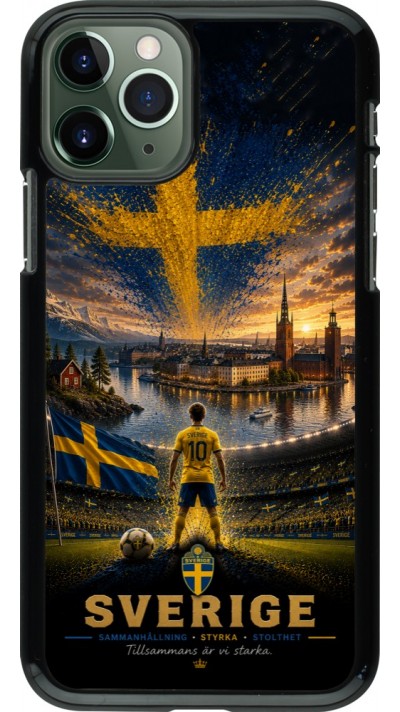 Coque iPhone 11 Pro - Football Suède splash 2026