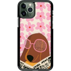 Coque iPhone 11 Pro - Dog with newspaper Spring 2026