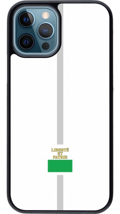 Coque iPhone 12 / 12 Pro - Canton VD blanc