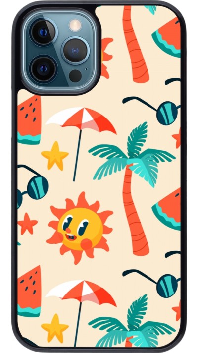 iPhone 12 / 12 Pro Case Hülle - Summer 2025 Pattern soleil