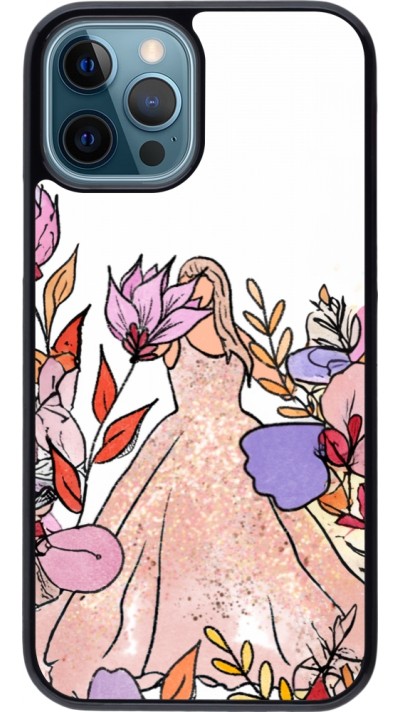 Coque iPhone 12 / 12 Pro - Taylor Swift Sketch - White