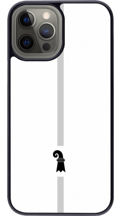 Coque iPhone 12 Pro Max - Canton BS blanc