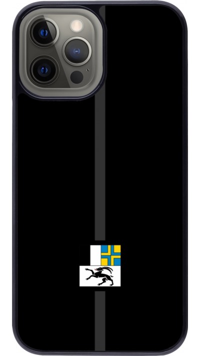Coque iPhone 12 Pro Max - Canton GR noir