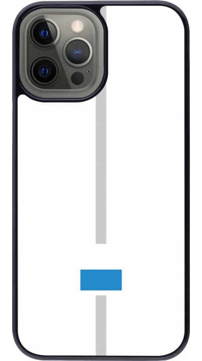 Coque iPhone 12 Pro Max - Canton LU blanc