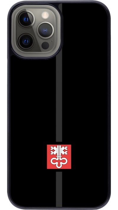 Coque iPhone 12 Pro Max - Canton NW noir