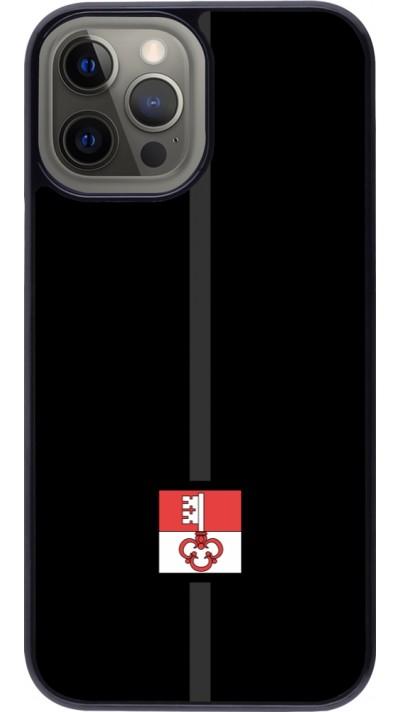 Coque iPhone 12 Pro Max - Canton OW noir