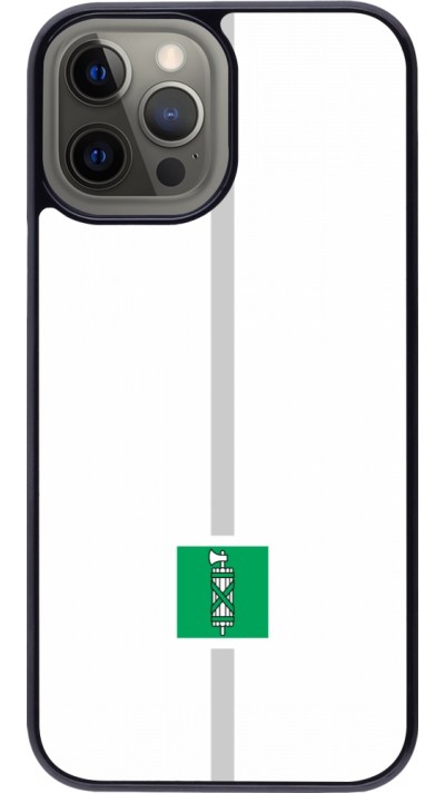 Coque iPhone 12 Pro Max - Canton SG blanc