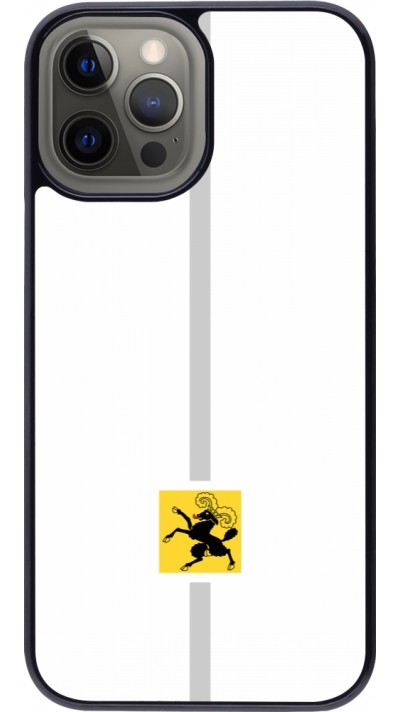 Coque iPhone 12 Pro Max - Canton SH blanc