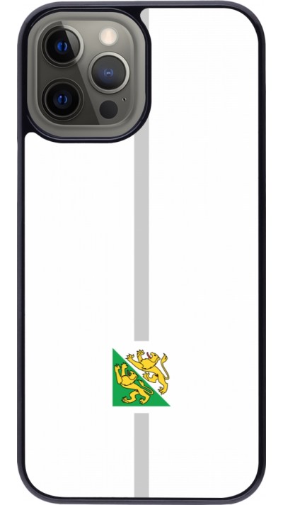 Coque iPhone 12 Pro Max - Canton TG blanc