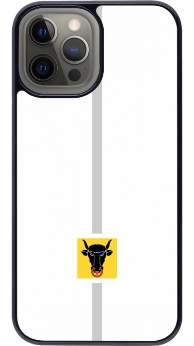 Coque iPhone 12 Pro Max - Canton UR blanc