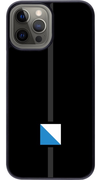 Coque iPhone 12 Pro Max - Canton ZH noir