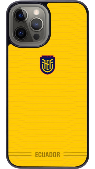 Coque iPhone 12 Pro Max - Maillot de football Équateur 2026 personnalisable