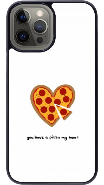 Coque iPhone 12 Pro Max - Saint Valentines Day 26 You have my pizza heart