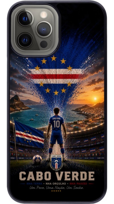 Coque iPhone 12 Pro Max - Football Cap-Vert splash 2026