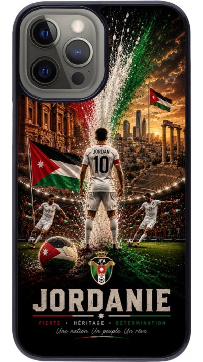 Coque iPhone 12 Pro Max - Football Jordanie splash 2026