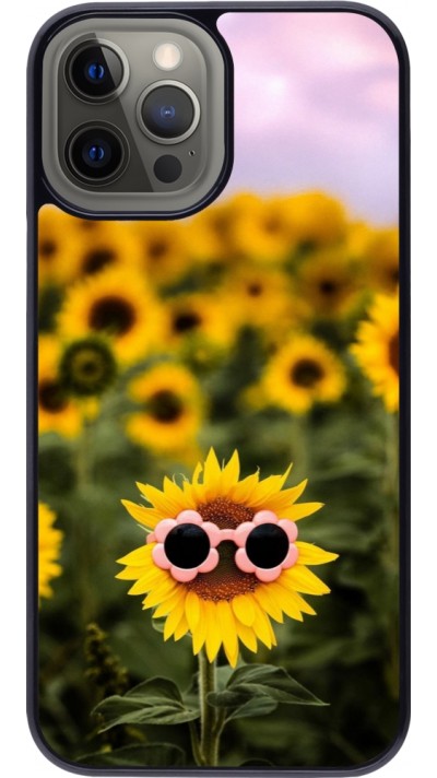 Coque iPhone 12 Pro Max - Sunflower with glasses Spring 2026