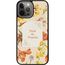 iPhone 12 Pro Max Case Hülle - Silikon schwarz Trust the process Spring 2026