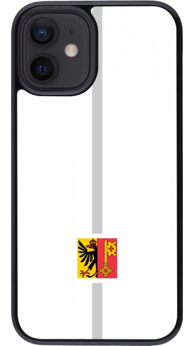 Coque iPhone 12 mini - Canton GE blanc