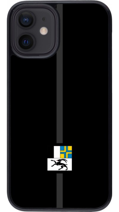 Coque iPhone 12 mini - Canton GR noir