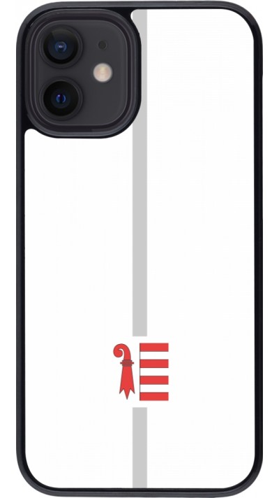 Coque iPhone 12 mini - Canton JU blanc
