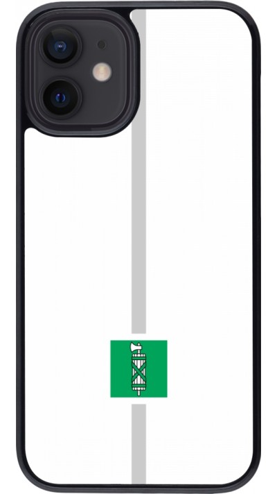 Coque iPhone 12 mini - Canton SG blanc