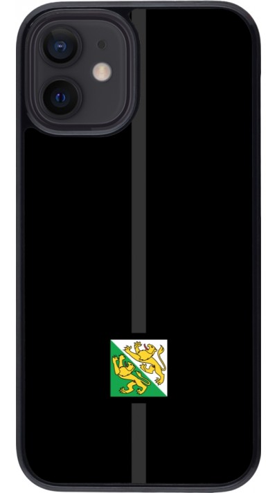 Coque iPhone 12 mini - Canton TG noir
