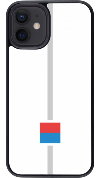 Coque iPhone 12 mini - Canton TI blanc