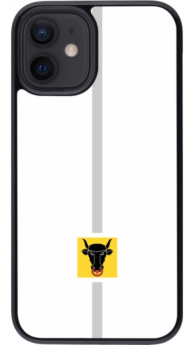Coque iPhone 12 mini - Canton UR blanc